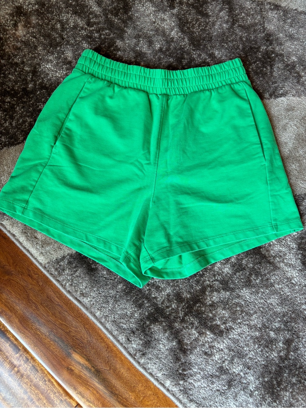 all in motion Bright Green Elastic-Waist Athletic Shorts
